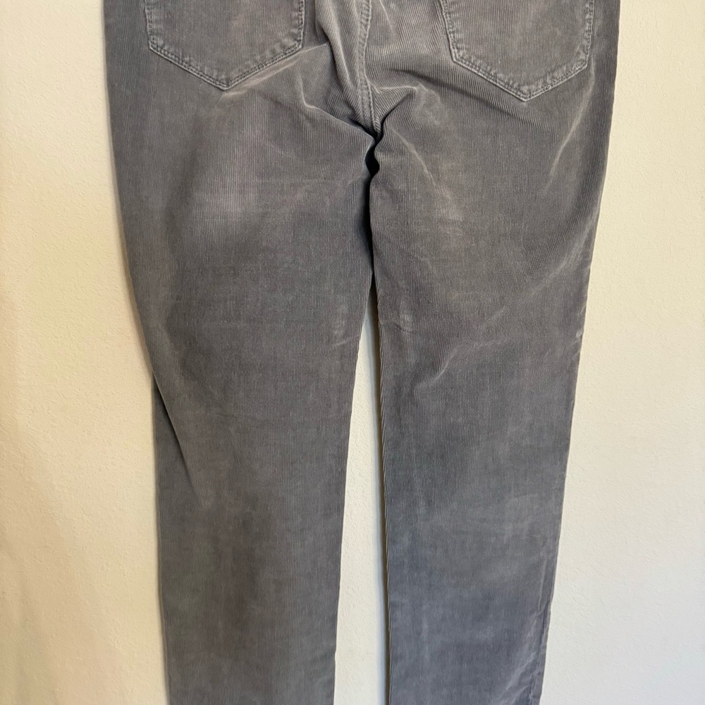 BDG Gray Corduroy Pants Size 31 Ankle Cigarette Stretch 34 x 29 Minimalist - Picture 11 of 16